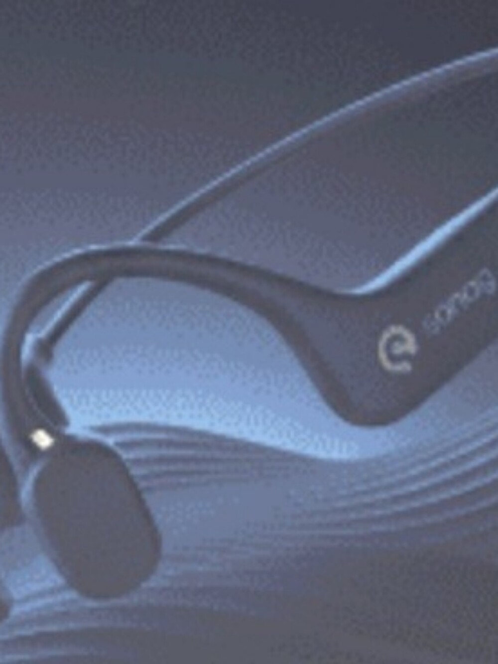 Sanag Wireless Bone Conduction Headphones in Matte Black